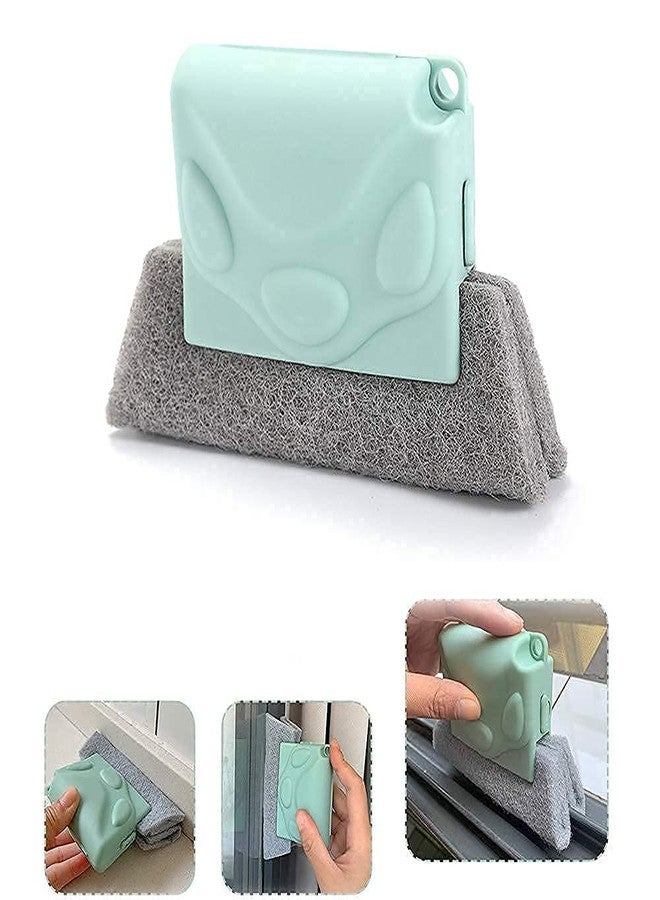 RUJVE Window Slot Track Groove Dust Cleaner Remover Brush Tool Magic Window Cleaning Brush, Quickly Clean All Slides and Gaps Magic Window Cleaning Brush -Multi colerd - Image 2